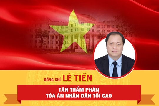 Chân dung tân Thẩm phán TANDTC Lê Tiến