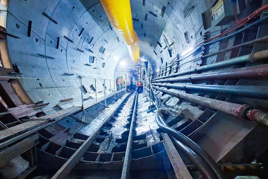 Đường sắt Nhổn-Ga Hà Nội tiến độ tổng thể đạt 80,3%