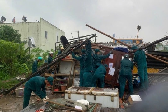 Sóc Trăng: Cơn mưa to kèm lốc xoáy gây thiệt hại trên 2,6 tỷ đồng