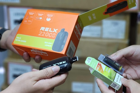 Thu giữ hơn 13 ngàn sản phẩm thuốc lá điện tử và các phụ kiện không rõ nguồn gốc