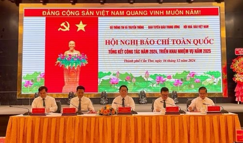 Hội nghị báo chí toàn quốc tổng kết công tác năm 2024, triển khai nhiệm vụ năm 2025