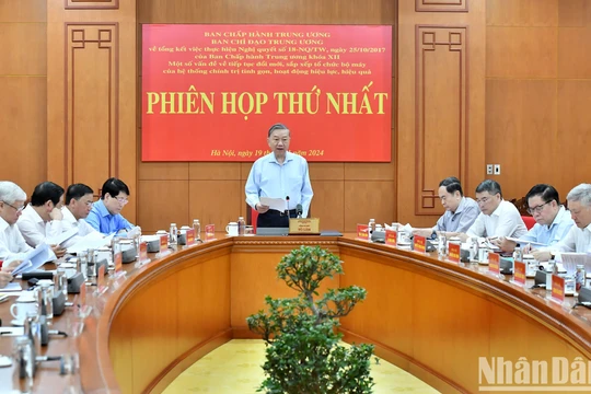 Cuộc cách mạng tinh gọn bộ máy: Nâng cao năng lực lãnh đạo, năng lực cầm quyền và sức chiến đấu của Đảng