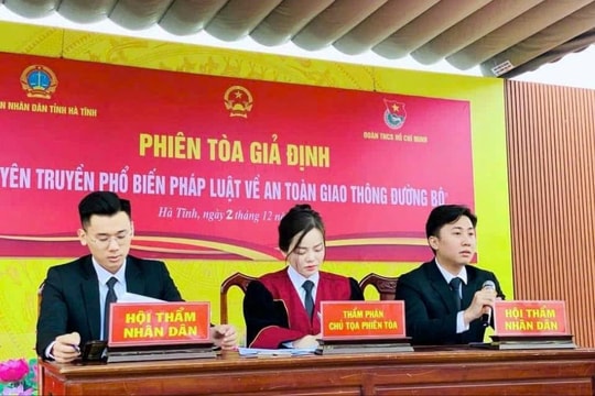 Đổi mới công tác tuyên truyền, giáo dục, phổ biến pháp luật thông qua 'Phiên toà giả định'