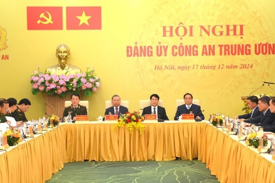 Tổng Bí thư Tô Lâm dự Hội nghị Đảng ủy Công an Trung ương năm 2024