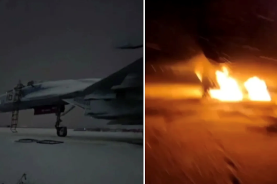 Đặc nhiệm tình báo Ukraine thâm nhập phá hủy máy bay Su-27 của Nga