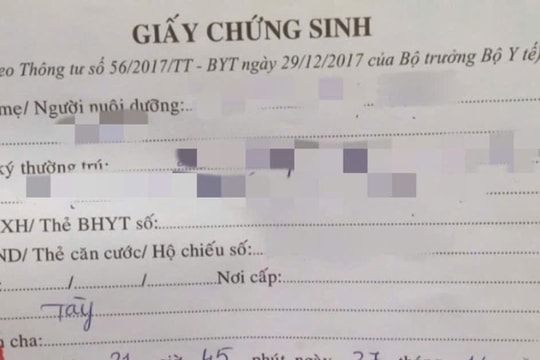 Mất giấy chứng sinh, đăng ký khai sinh cho con thế nào?