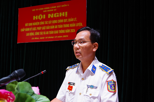 Hải đoàn 42: Tăng cường công tác quản lý, rèn luyện kỷ luật và bảo đảm an toàn