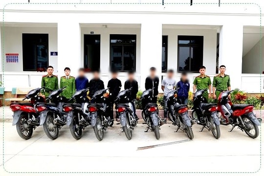 Triệt phá ổ nhóm thanh niên, vị thành niên trộm xe máy