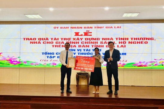 Vinachem trao tặng 15 căn nhà tình nghĩa cho huyện Chư Sê