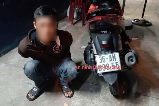 Công an Bình Dương “bắt nóng” nhiều đối tượng cướp tài sản