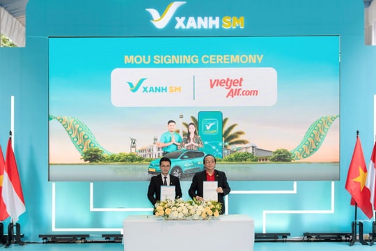 Vietjet hợp tác với Xanh SM, thúc đẩy giao thông bền vững giữa Việt Nam và Indonesia