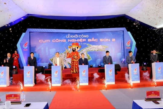 Lạng Sơn: Khởi công dự án Cụm công nghiệp rộng 25ha