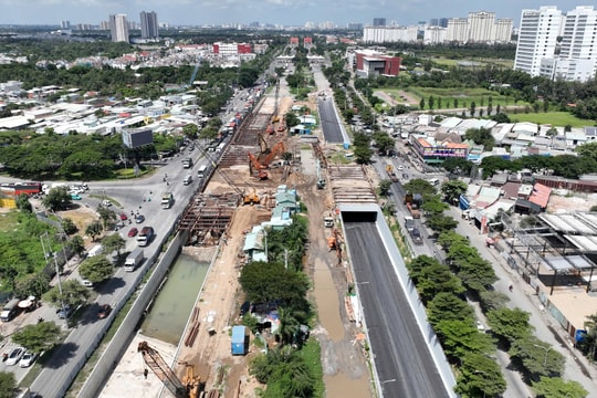Thông xe hầm chui 830 tỷ ở phía Nam TP.HCM vào cuối tháng 12