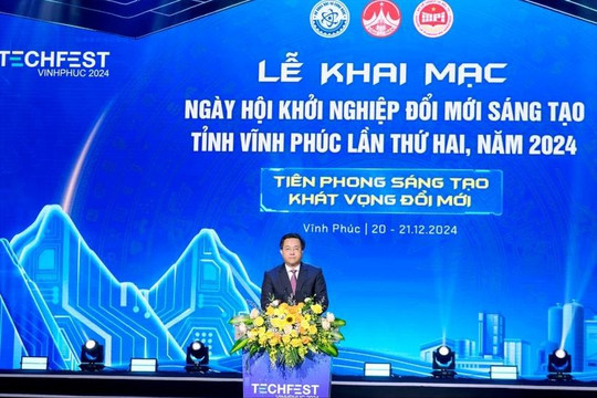 Vĩnh Phúc: Khai mạc Ngày hội khởi nghiệp đổi mới sáng tạo lần thứ hai