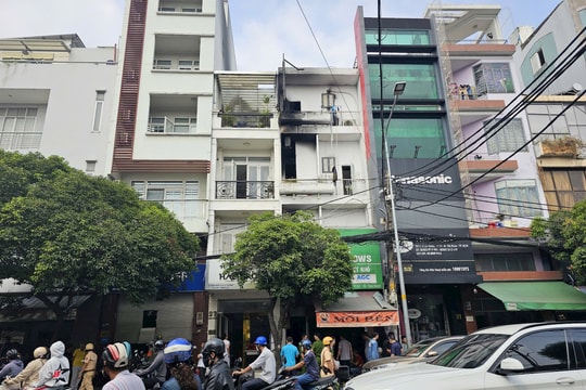 Thượng úy kể lại giây phút cứu nạn trong vụ cháy nhà nhiều tầng ở TP.HCM