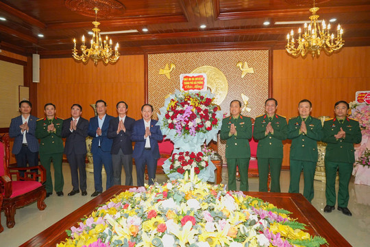 Bí thư Thành ủy Hải Phòng thăm, chúc mừng các đơn vị quân đội