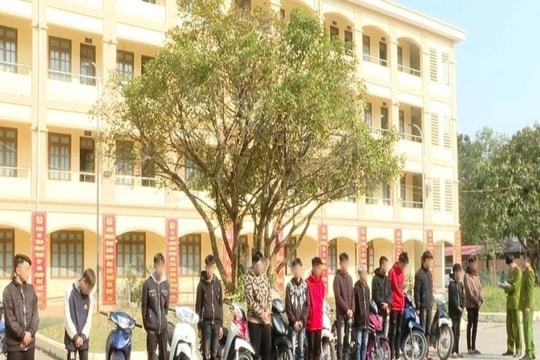 Xử lý nhóm thanh, thiếu niên gây rối trật tự công cộng