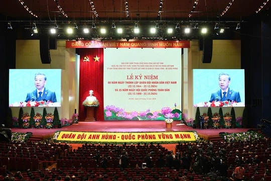 Tổ chức trọng thể Lễ kỷ niệm 80 năm Ngày thành lập Quân đội nhân dân Việt Nam