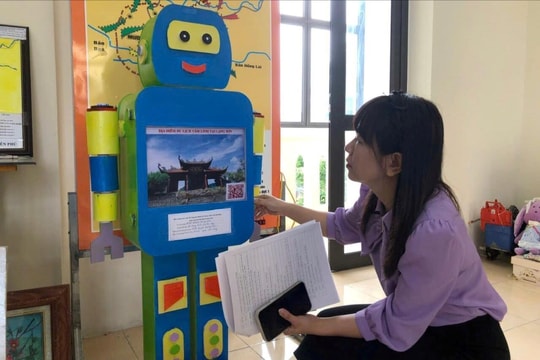 Nhóm học sinh tiểu học biến rô – bốt thành sản phẩm quảng bá du lịch