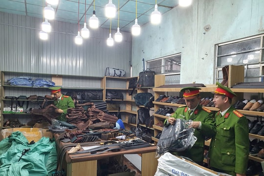 Thu giữ hàng ngàn sản phẩm giả các thương hiệu nổi tiếng