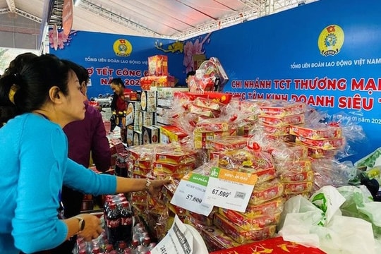 Công đoàn Việt Nam tặng 100 tỷ đồng phiếu mua hàng Tết cho người lao động