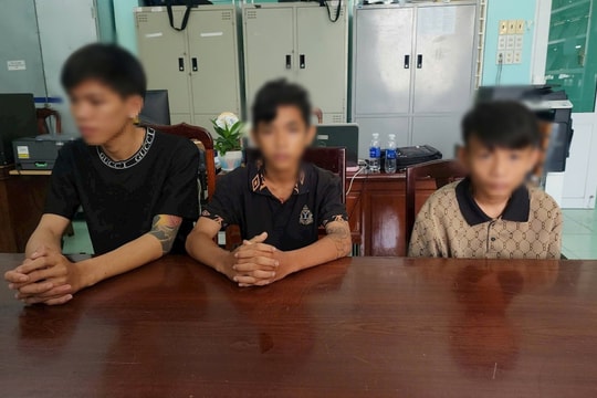 Nhóm thiếu niên gây ra nhiều vụ cướp giật và trộm cắp tài sản