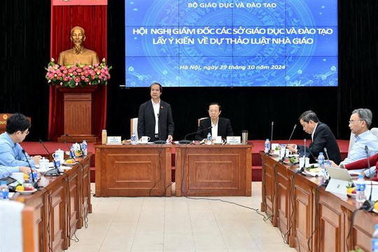 Hội nghị Giám đốc các Sở GDĐT lấy ý kiến về dự thảo Luật Nhà giáo