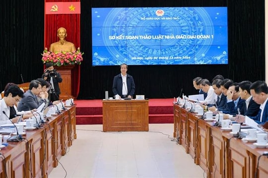 Sơ kết soạn thảo Luật Nhà giáo giai đoạn 1: Quyết tâm cao tạo sự thuyết phục