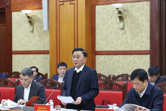 Các cơ quan, ban Đảng, đơn vị sự nghiệp của Đảng triển khai nghiêm túc việc sắp xếp tổ chức bộ máy