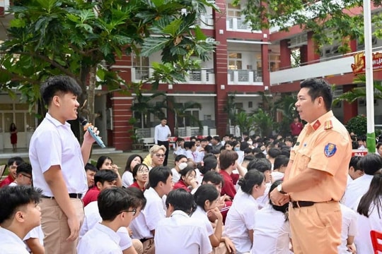 Long An: Tăng cường bảo đảm trật tự, an toàn giao thông cho lứa tuổi học sinh