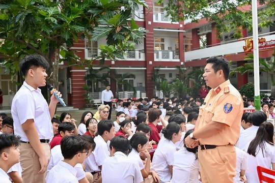 Long An: Tăng cường bảo đảm trật tự, an toàn giao thông cho lứa tuổi học sinh