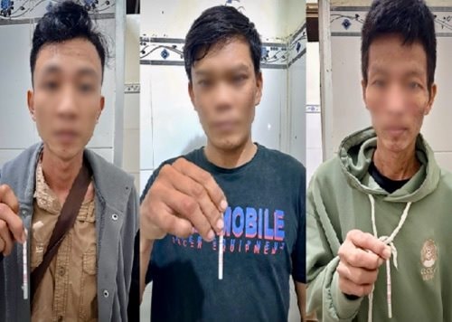 Bắt ba đối tượng tổ chức sử dụng và tàng trữ trái phép chất ma túy
