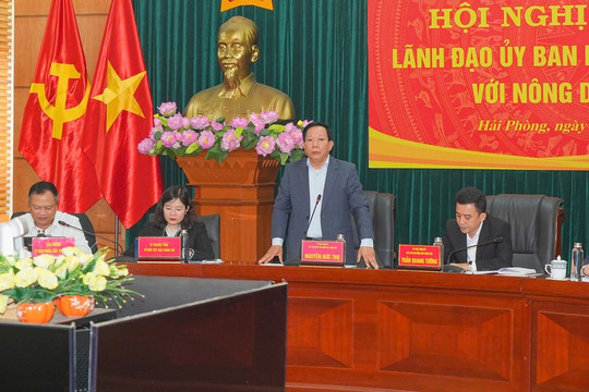 Hải Phòng: Tiếp tục quan tâm, hỗ trợ nông nghiệp, nông dân và nông thôn