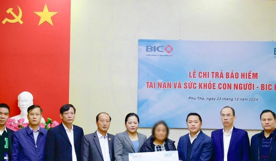 BIC chi trả hơn 2 tỷ đồng quyền lợi bảo hiểm cho khách hàng tại Phú Thọ