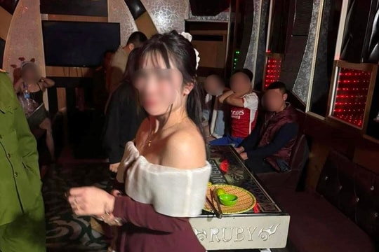 Nhóm nam, nữ thanh niên tổ chức sử dụng ma túy trong quán karaoke RUBY