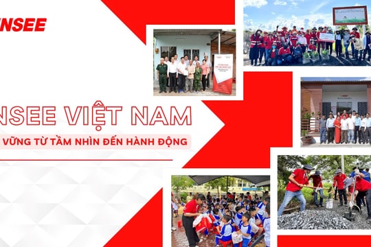 INSEE Việt Nam nhận giải thưởng Top 100 doanh nghiệp phát triển bền vững