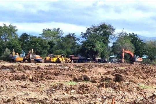 Vụ san ủi đất ở tiểu khu 1049: Công an tạm giữ 12 phương tiện, máy móc có liên quan