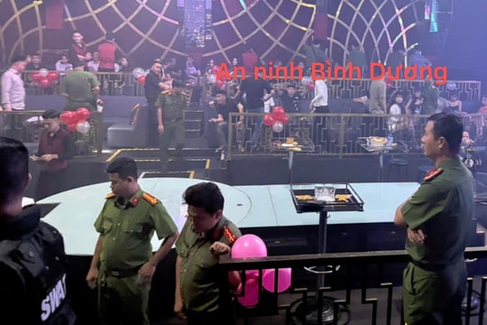 42 đối tượng dương tính với chất ma túy trong quán bar T.H CLUB