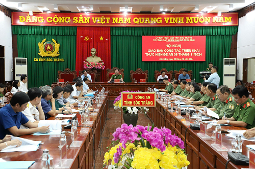 Công an tỉnh Sóc Trăng: Đề án 06 là một trong những nhiệm vụ chính trị quan trọng, hàng đầu