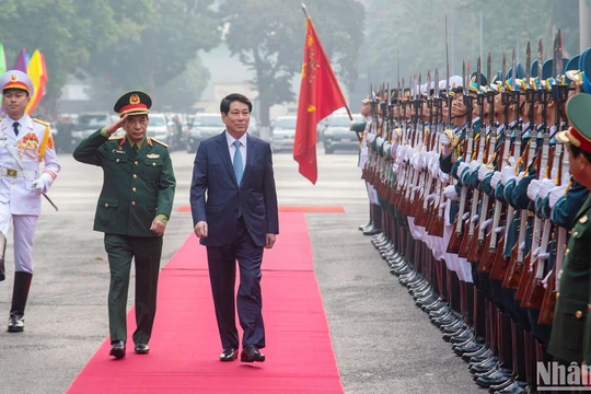 Chủ tịch nước Lương Cường: Trong thành tựu chung của đất nước, Quân đội có những đóng góp rất quan trọng