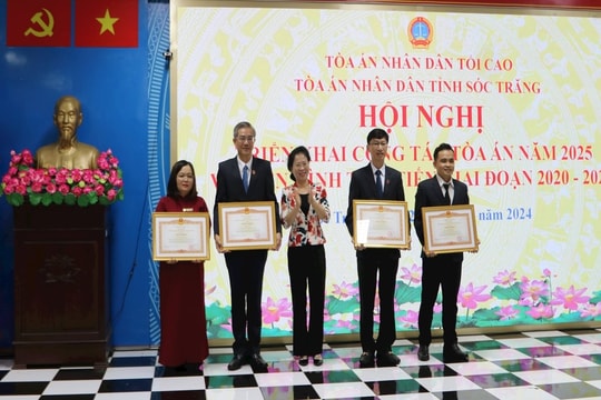 TAND tỉnh Sóc Trăng nhận Cờ thi đua Chính phủ