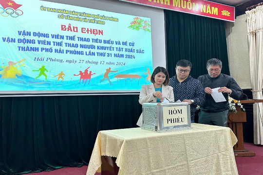 Bầu chọn vận động viên thể thao tiêu biểu TP Hải Phòng năm 2024