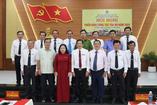 TAND tỉnh Cà Mau đạt nhiều kết quả nổi bật trong năm 2024