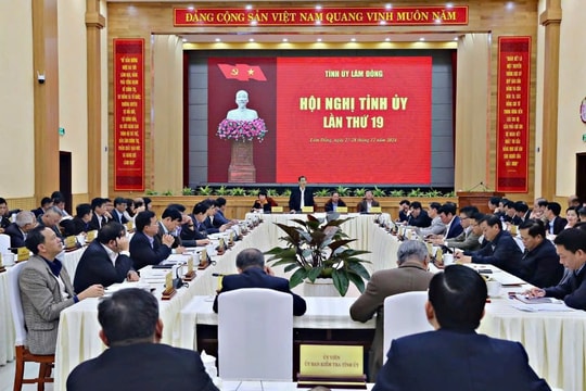 Hội nghị Tỉnh ủy Lâm Đồng lần thứ 19