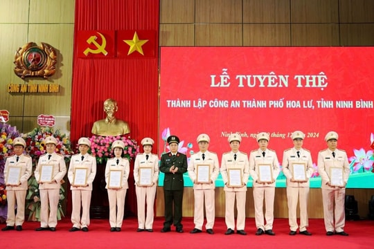 Thành lập Công an thành phố Hoa Lư