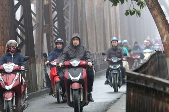 Thời tiết ngày 27/1: Bắc Bộ có mưa vài nơi, rét đậm