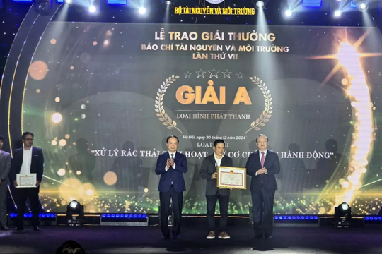 36 tác phẩm xuất sắc đoạt Giải thưởng Báo chí Tài nguyên và Môi trường lần thứ VII