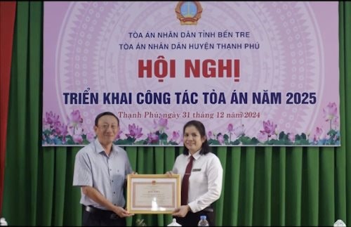 TAND huyện Thạnh Phú hoàn thành xuất sắc nhiệm vụ được giao