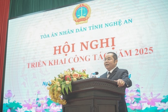 TAND hai cấp tỉnh Nghệ An triển khai công tác năm 2025
