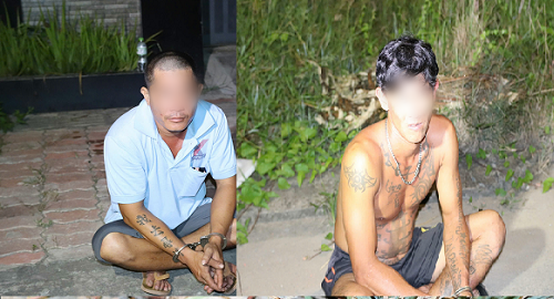 Bắt quả tang hai đối tượng tàng trữ trái phép chất ma túy